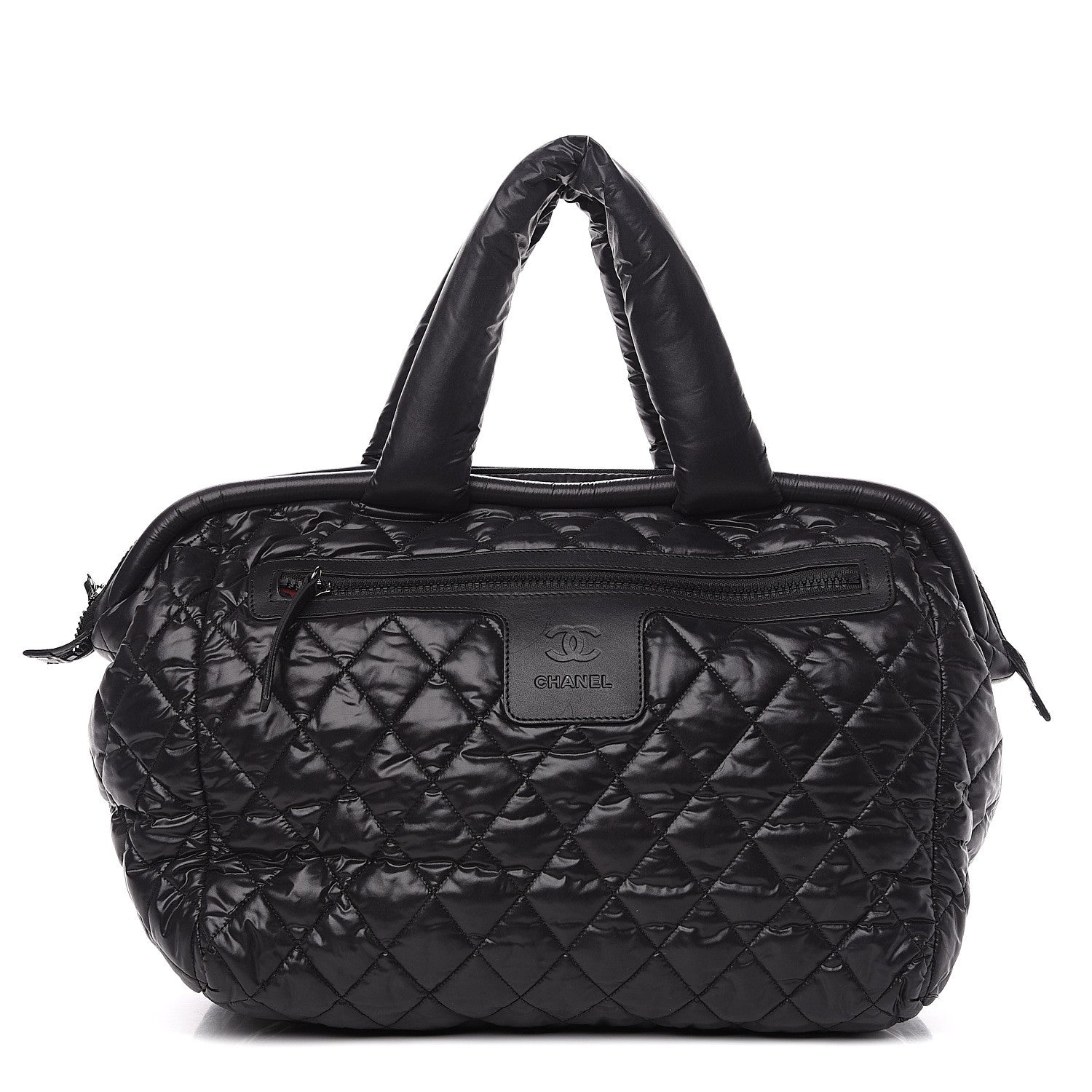 Chanel Nylon Coco Cocoon Bowler Black 1 of 13