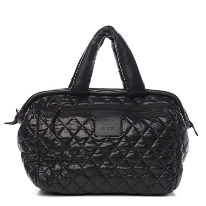 Chanel Nylon Coco Cocoon Bowler Black 1 of 13