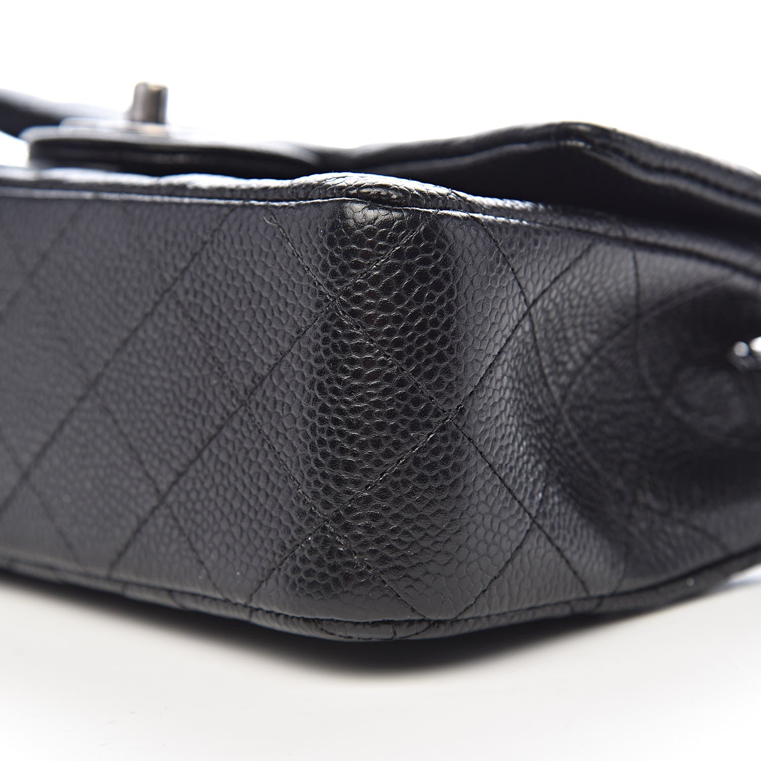 Chanel Caviar Quilted Mini Rectangular Flap Black 9 of 11