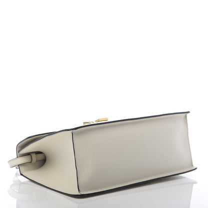 Gucci Calfskin Web Medium Sylvie Top Handle Bag White 4 of 11