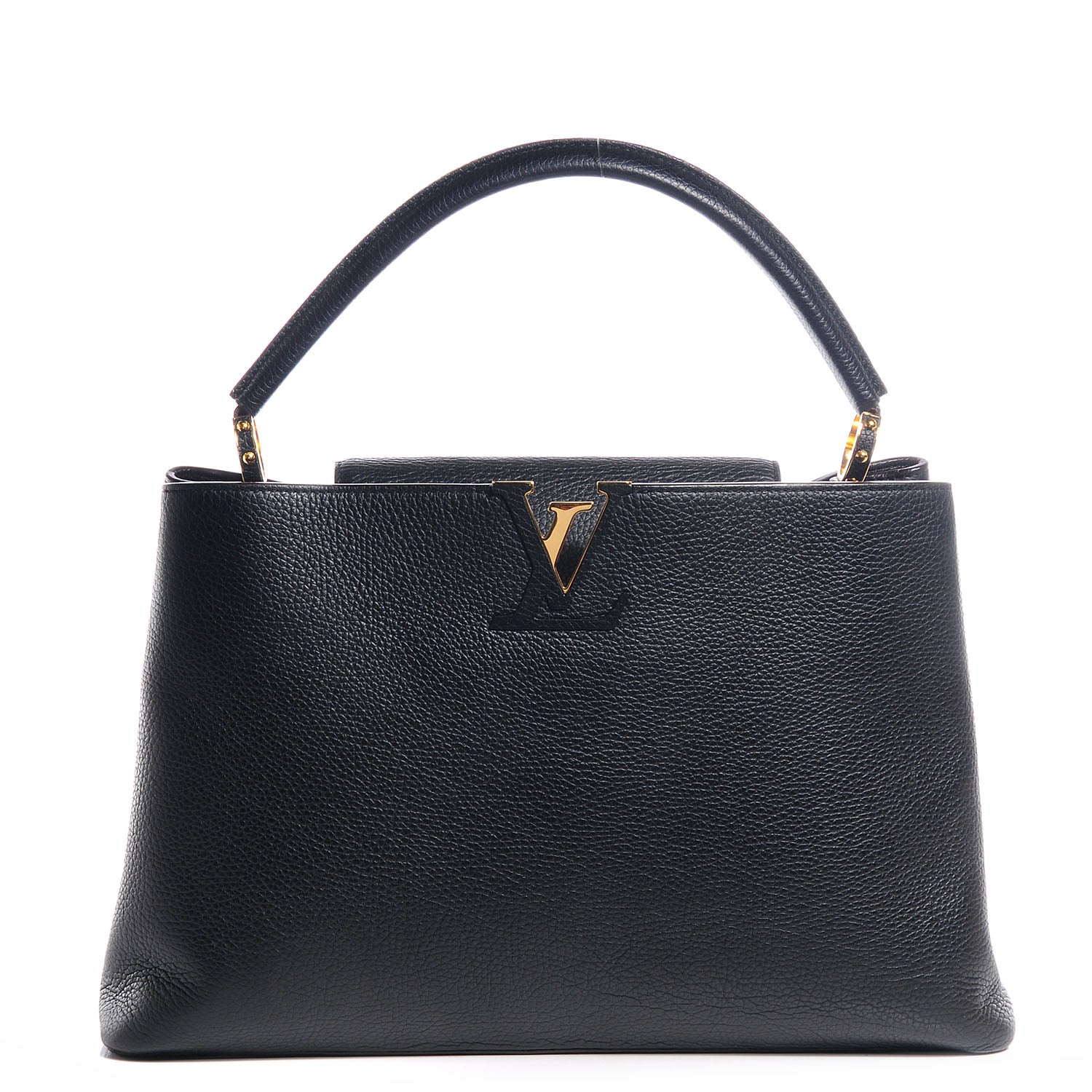 Louis Vuitton Taurillon Capucines GM Black 1 of 7