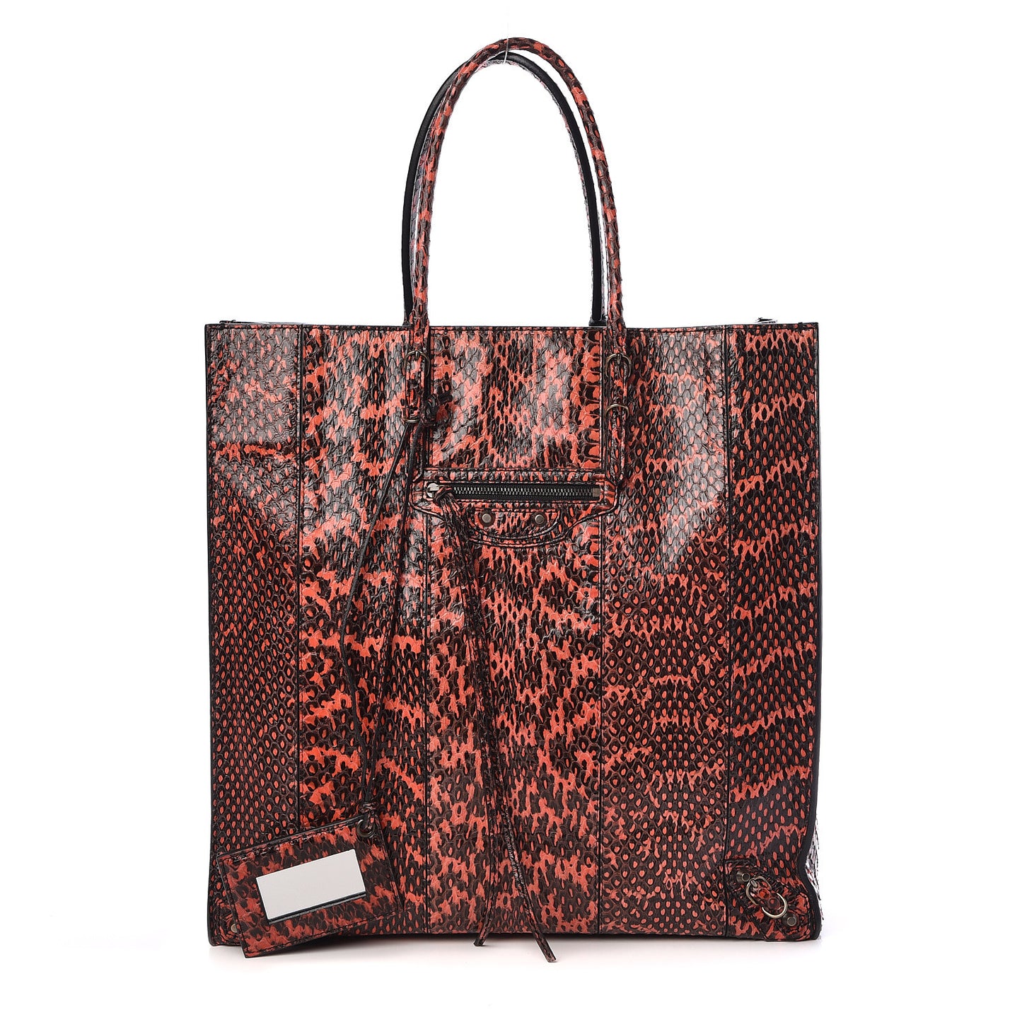 Elaphe Papier Ledger Tote Red