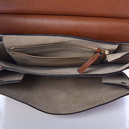 Chloe Suede Calfskin Medium Faye Shoulder Bag Tobacco 5 of 11