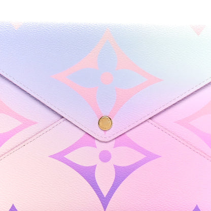Louis Vuitton Monogram Giant Spring In The City Large Kirigami Pochette Sunrise Pastel 5 of 7