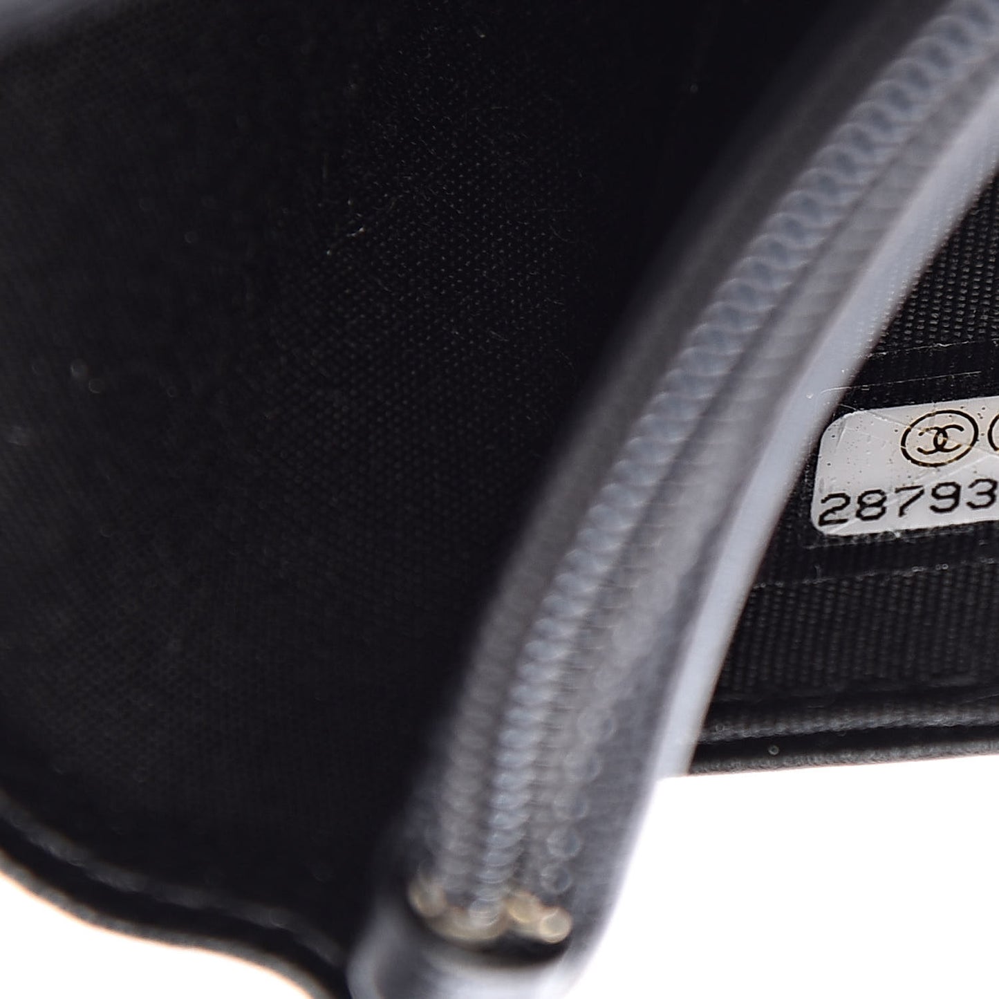 Caviar Quilted Boy Wallet On Chain WOC Black