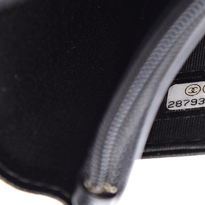 Chanel Caviar Quilted Boy Wallet On Chain WOC Black 8 of 11