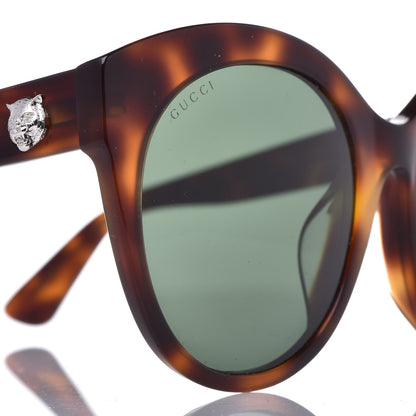 Gucci Round GG Sunglasses GG0028SA Tortoise 7 of 7