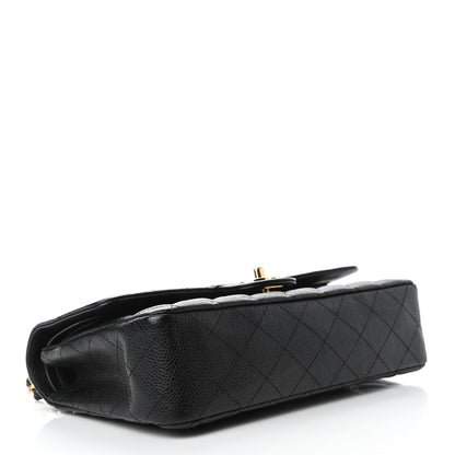 Chanel Caviar Quilted Medium Double Flap Black 3 of 8