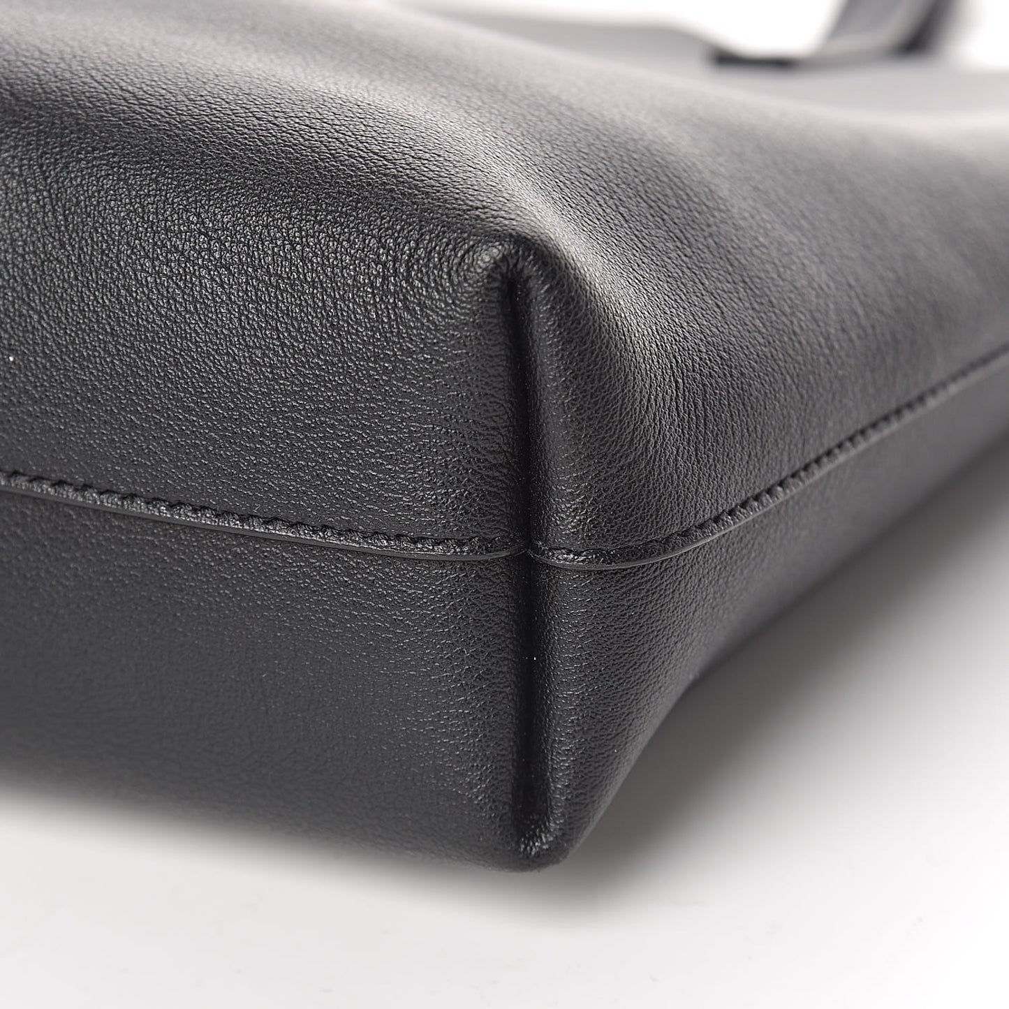 Calfskin Toy Shopping Tote Black
