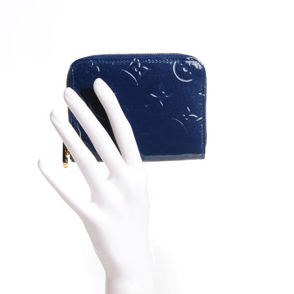 Louis Vuitton Vernis Zippy Coin Purse Grand Blue 2 of 7