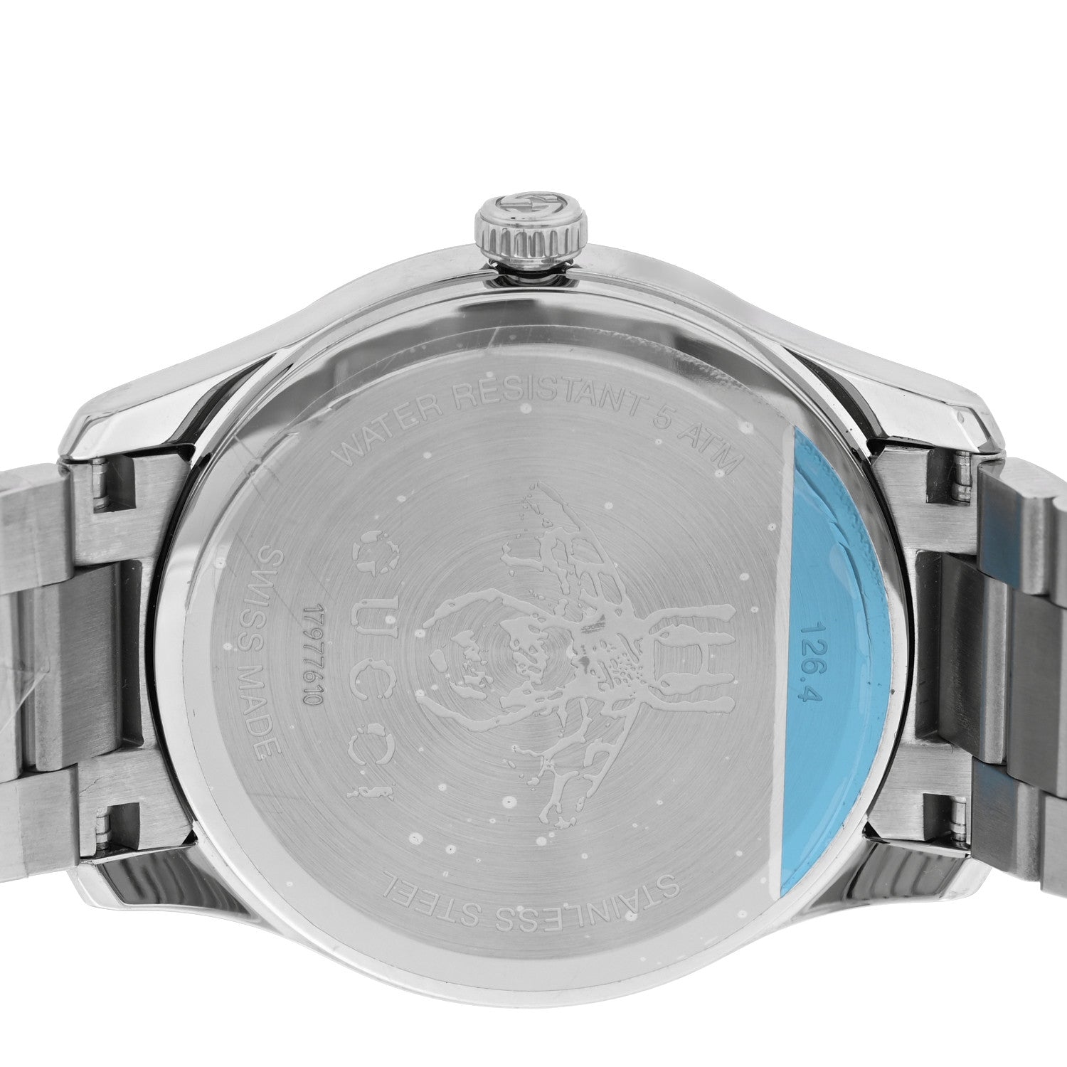 Gucci Stainless Steel 38mm G-Timeless Bee Quartz Watch 4 of 5