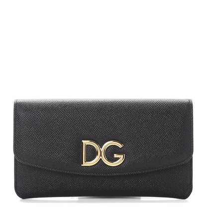 Dolce & Gabbana Dauphine Multi Functional Flap Wallet Black 1 of 11