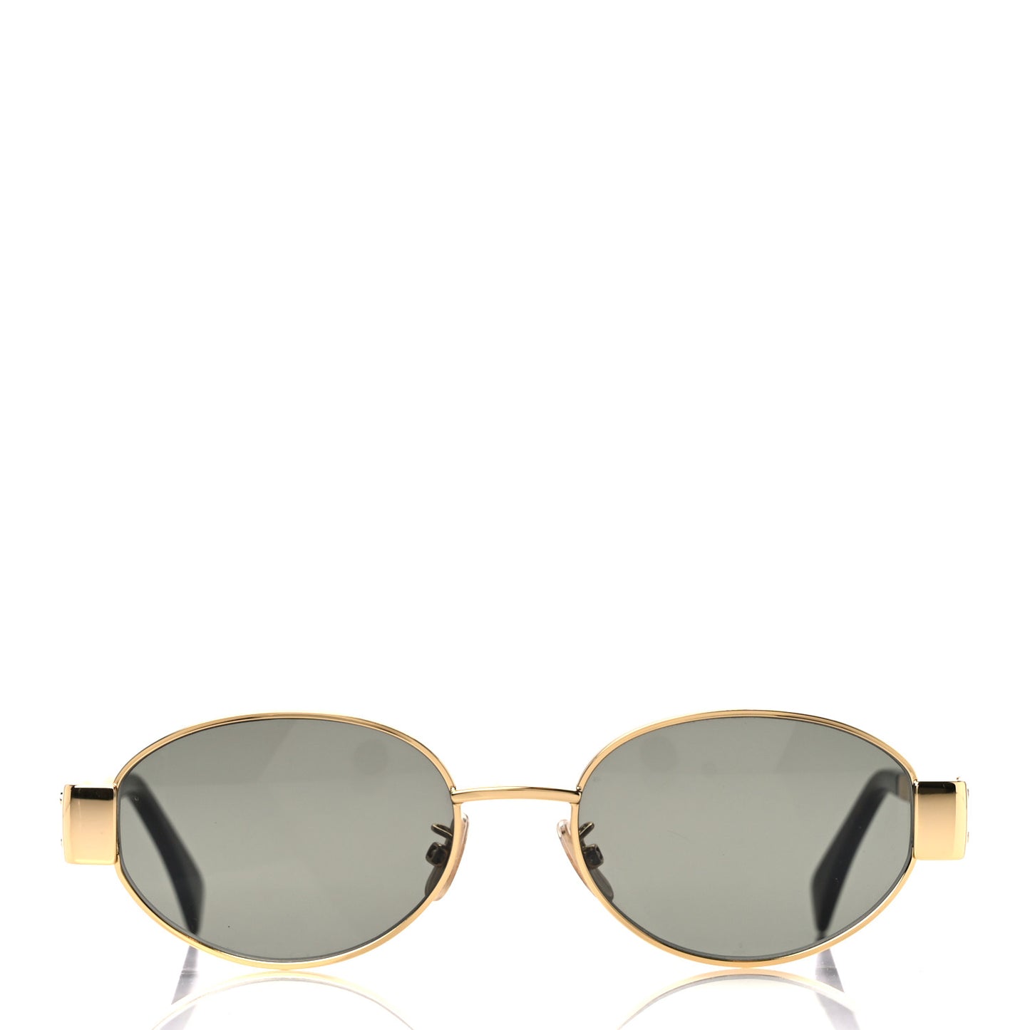 Metal Triomphe 01 Sunglasses CL40235U Gold Green