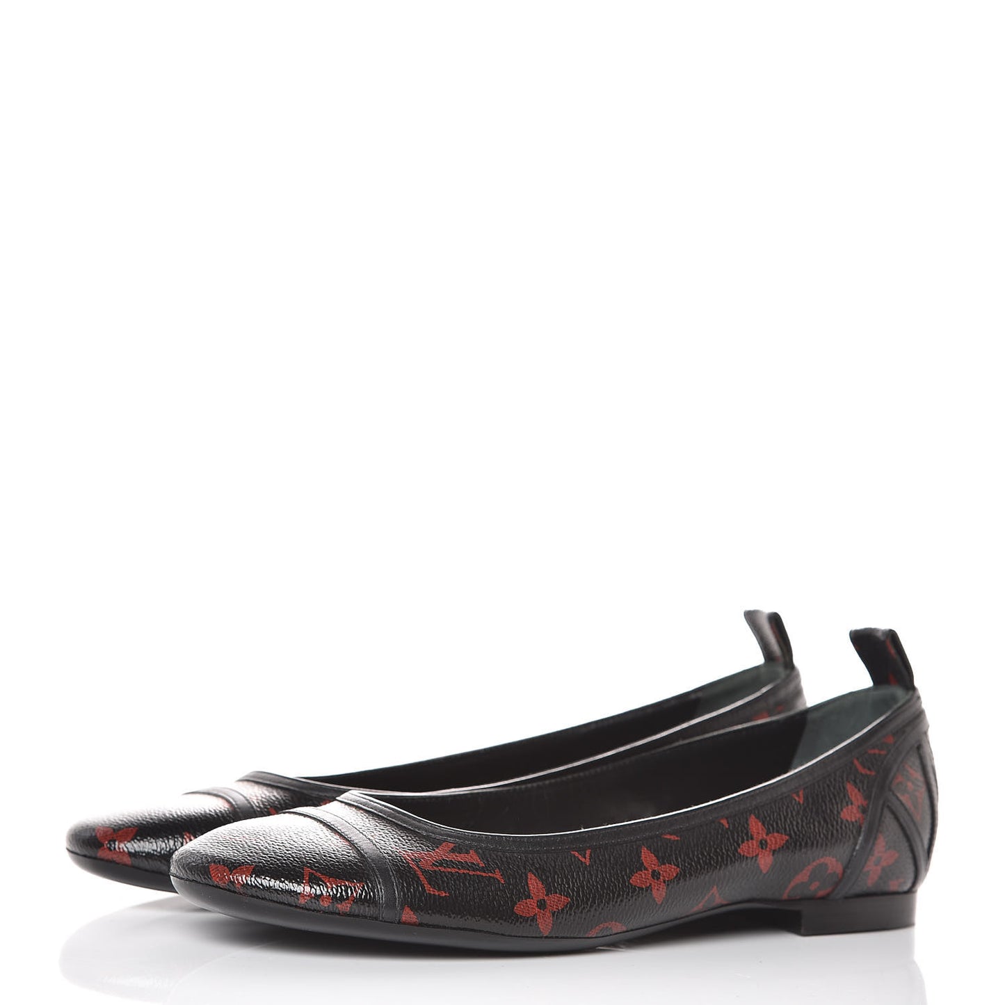 Monogram Infrarouge New Revival Ballerina Flats 38.5 Black