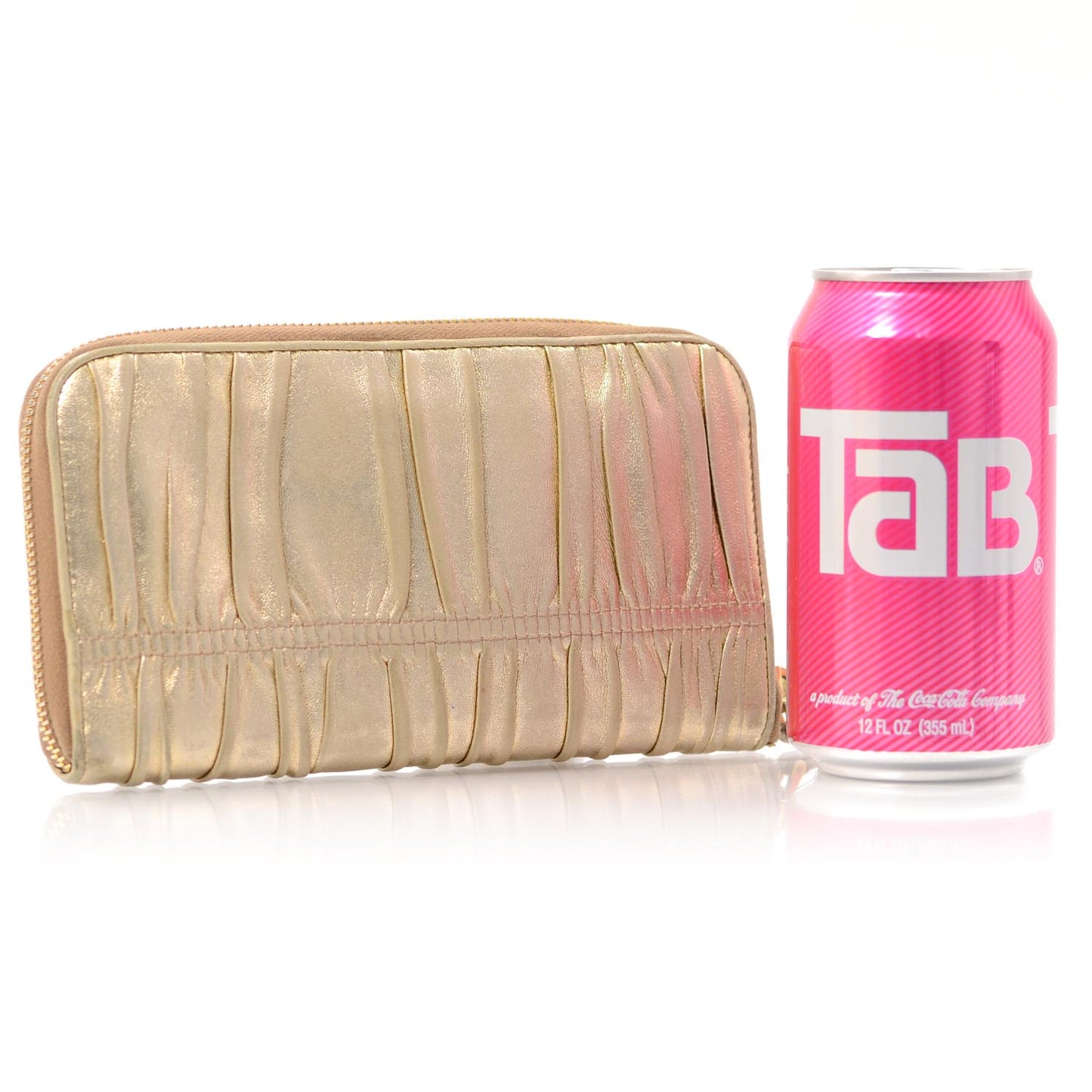 Nappa Gaufre Wallet Platino