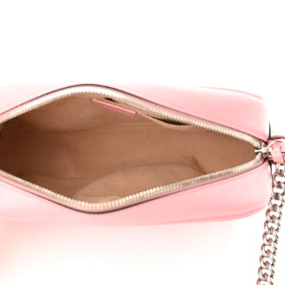 Gucci Calfskin Matelasse Small GG Marmont Chain Shoulder Bag Wild Rose 5 of 10