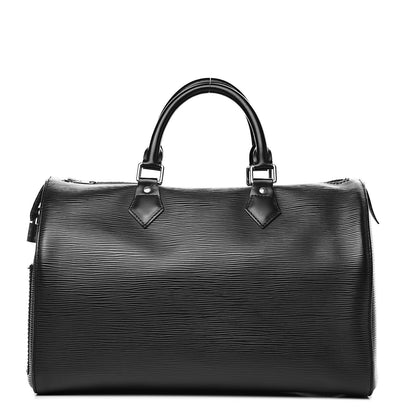 Louis Vuitton Epi Speedy 35 Black 1 of 11