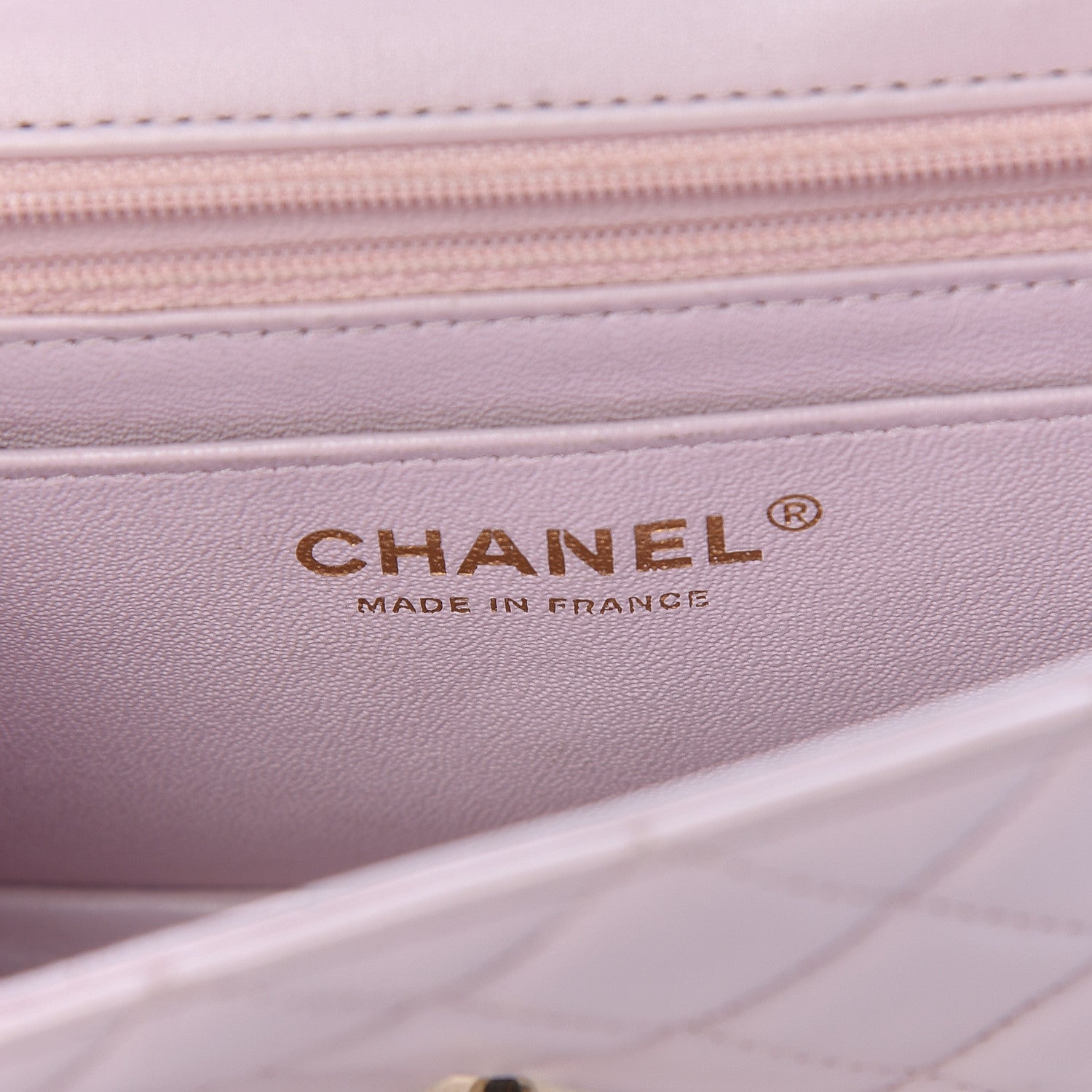 Chanel Lambskin Quilted Mini Rectangular Flap Light Pink 6 of 10