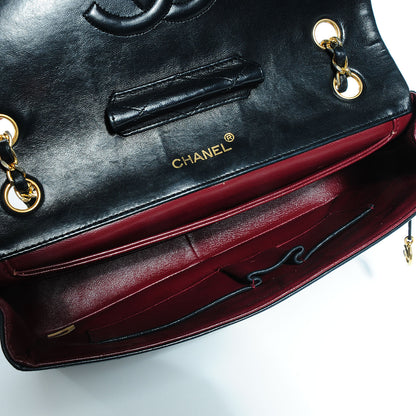 Chanel Lambskin Quilted Medium Single Flap Black 5 of 9