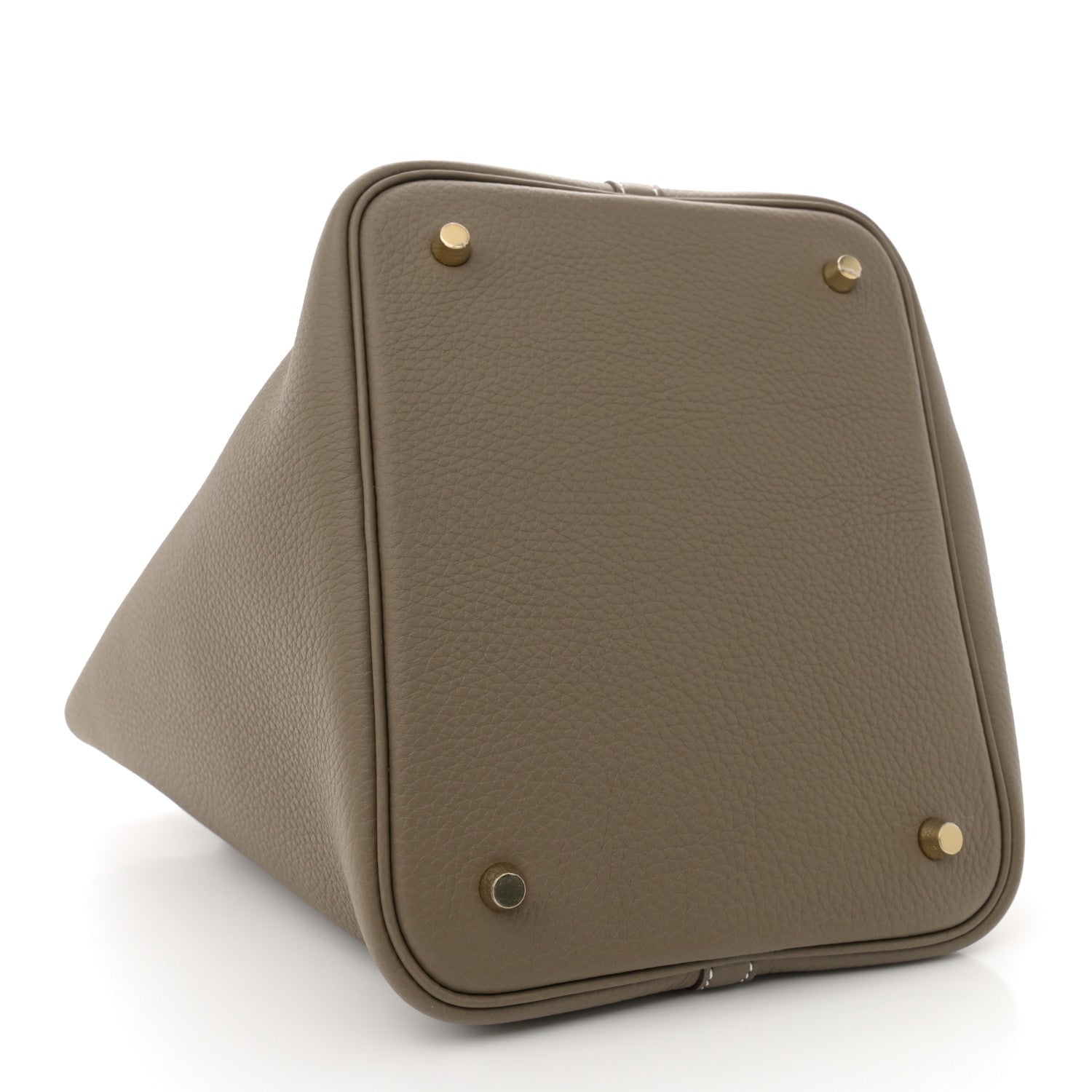 Hermes Taurillon Clemence Picotin Lock 22 MM Etoupe 4 of 11