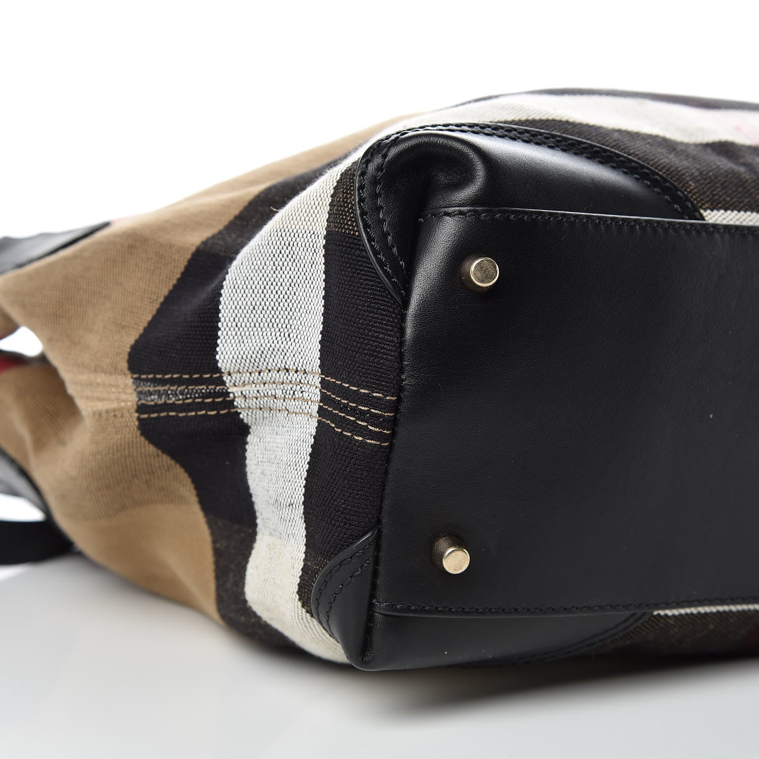 Burberry Canvas Mega Check Medium Maidstone Black 11 of 13