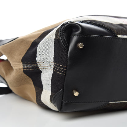 Burberry Canvas Mega Check Medium Maidstone Black 11 of 13