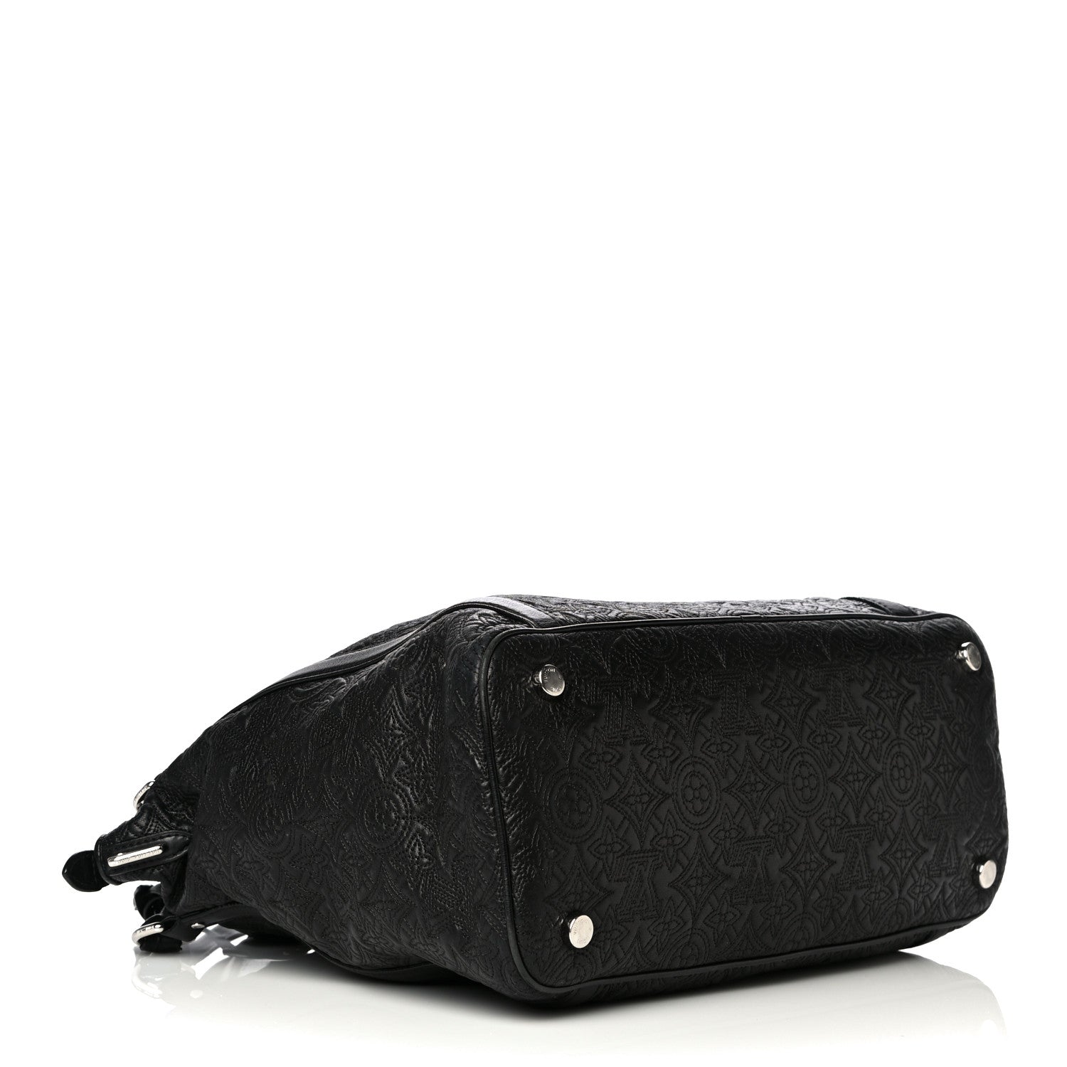 Louis Vuitton Monogram Lambskin Antheia Ixia MM Black 5 of 14