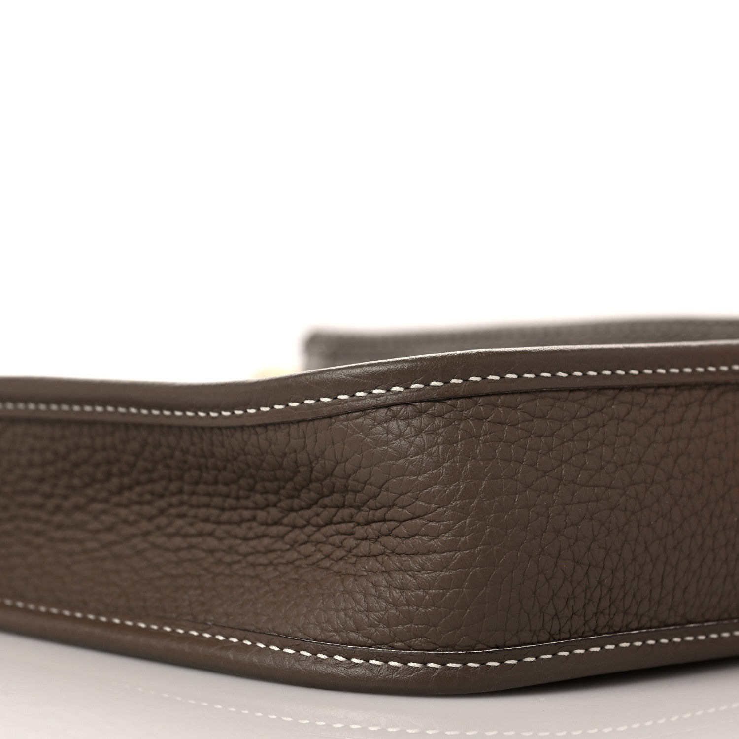 Hermes Taurillon Clemence Amazone Evelyne TPM Etoupe Bleu Indigo 7 of 10