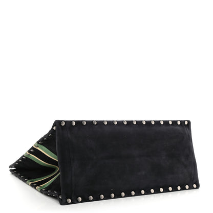 Christian Dior Suede Large L'Air Book Tote Black 4 of 10
