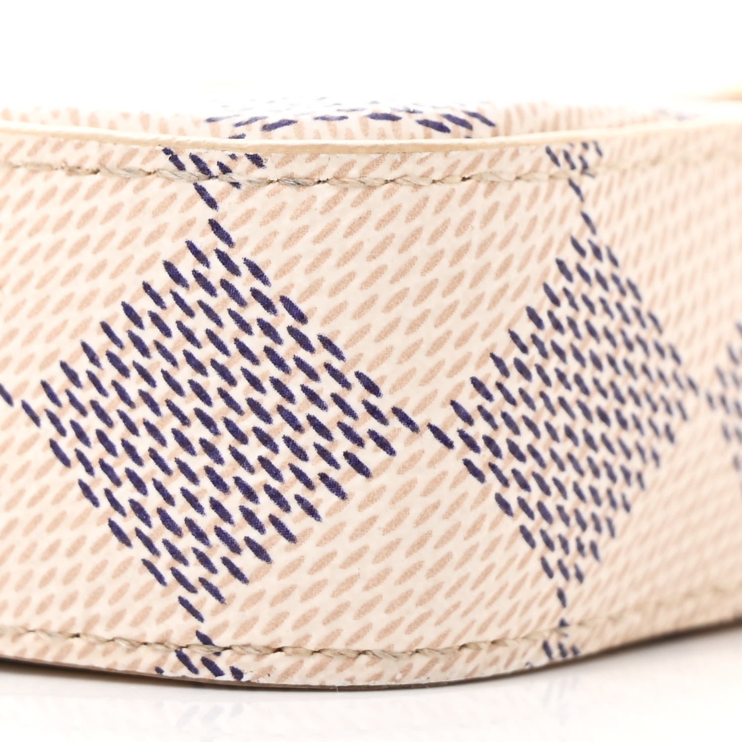 Louis Vuitton Damier Azur Studded Pochette Felicie Chain Wallet Fuchsia 12 of 13