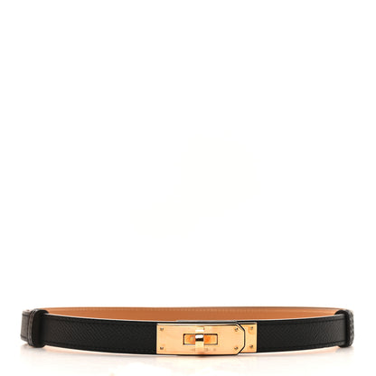 Hermes Epsom Kelly Belt Black 1 of 4