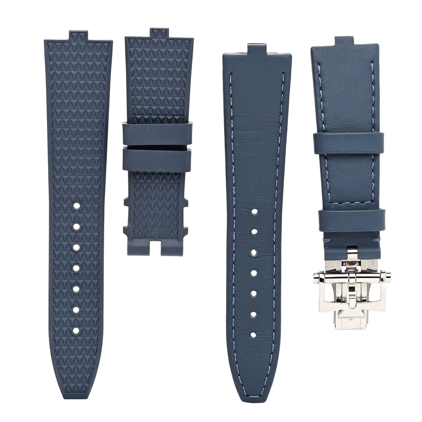 Stainless Steel Diamond Bezel 33mm Overseas Quartz Watch Blue 1225V/200A-B590