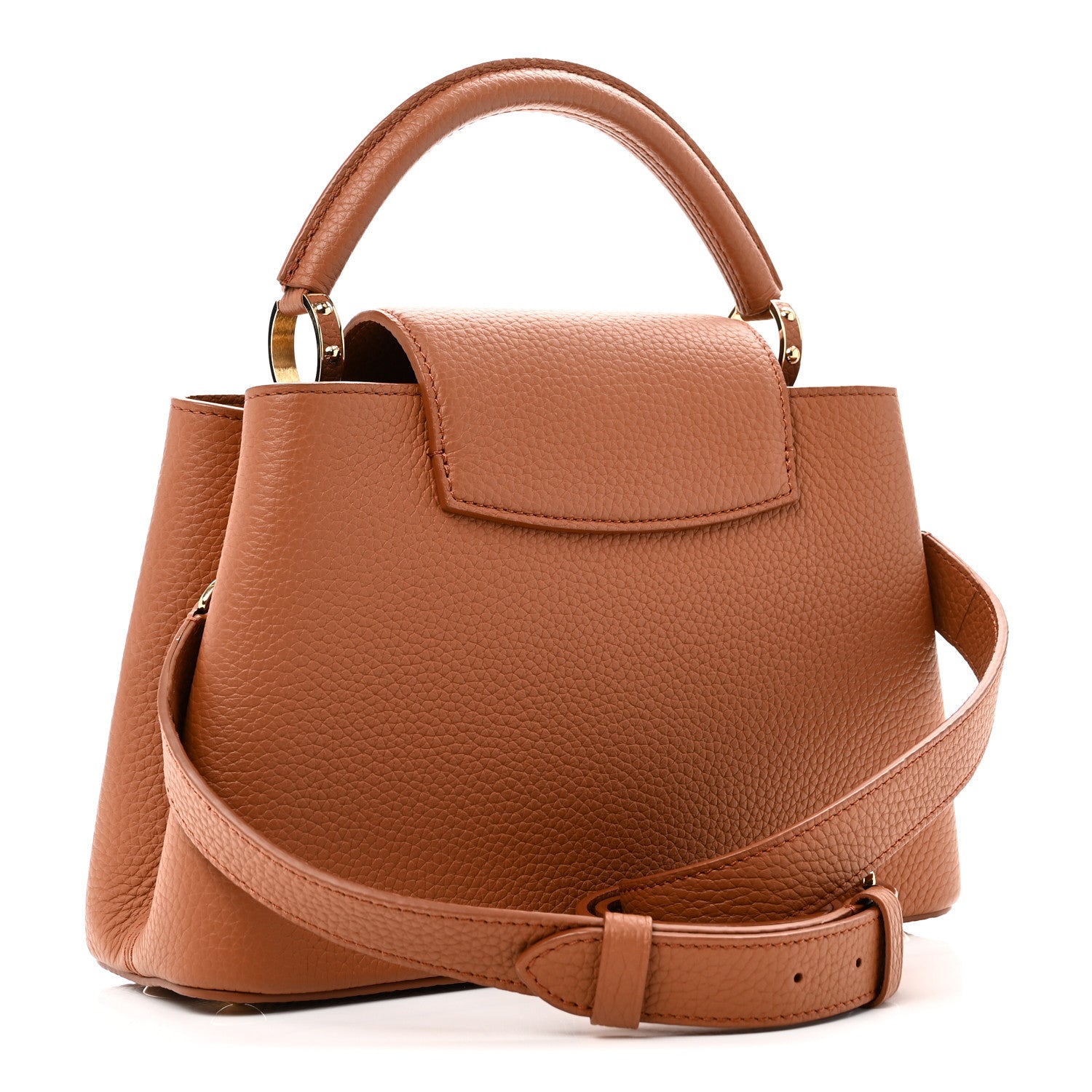 Louis Vuitton Taurillon Capucines BB Tan 3 of 9
