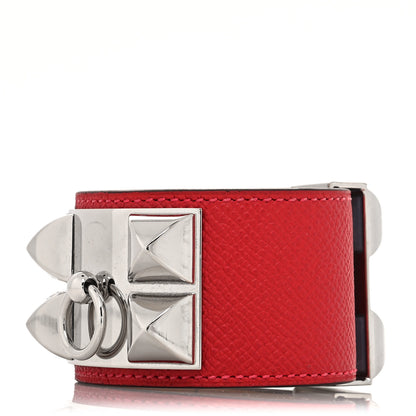 Hermes Epsom Collier de Chien CDC Bracelet S Rouge Casaque 1 of 5