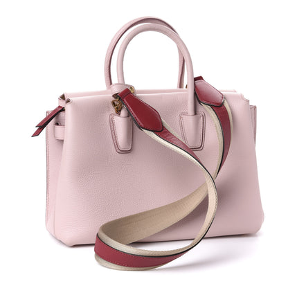 MCM Grained Calfskin Medium Milla Tote Pale Mauve 4 of 12