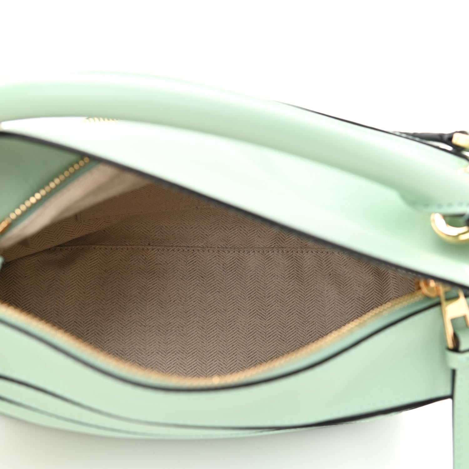 Loewe Calfskin Small Puzzle Bag Sea Water Green 5 of 9