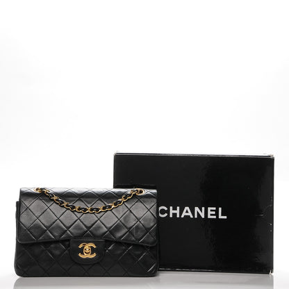 Chanel Lambskin Quilted Small Double Flap Black 9 of 9