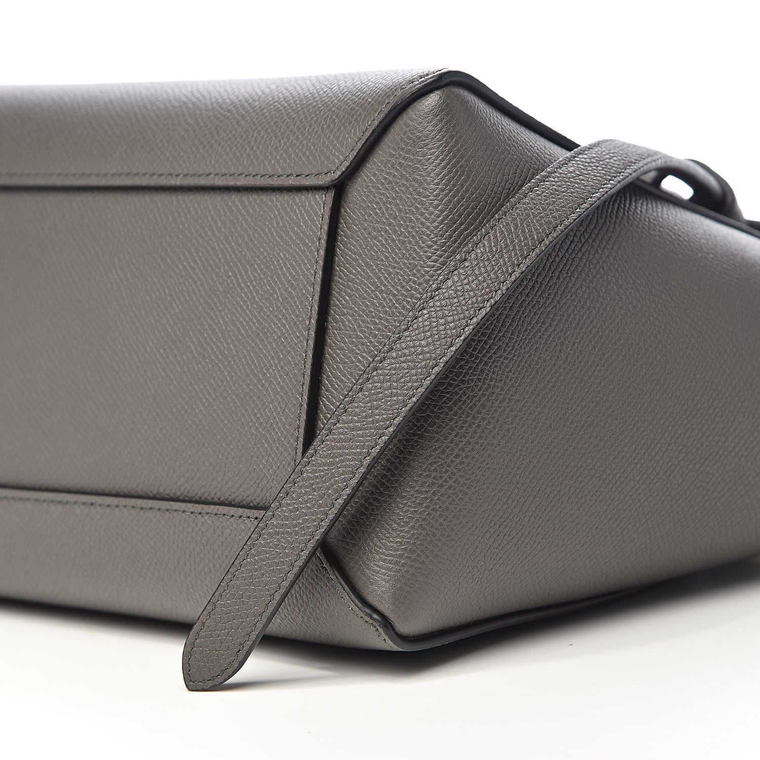 Celine Grained Calfskin Micro Belt Bag Grey 10 of 10