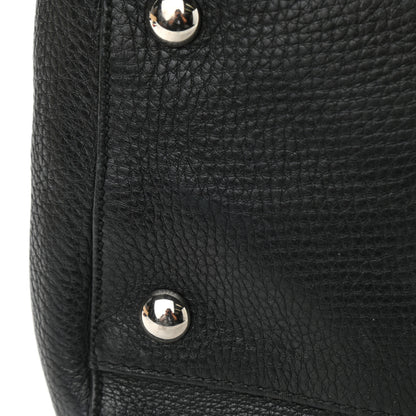 Gucci Pebbled Calfskin Soho Carry On Duffle Black 11 of 16