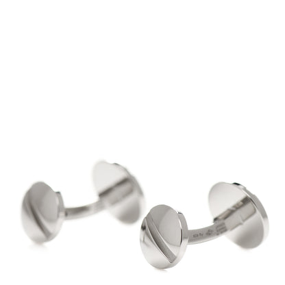 Cartier Sterling Silver Palladium Finish Santos Cartier Cufflinks 3 of 6