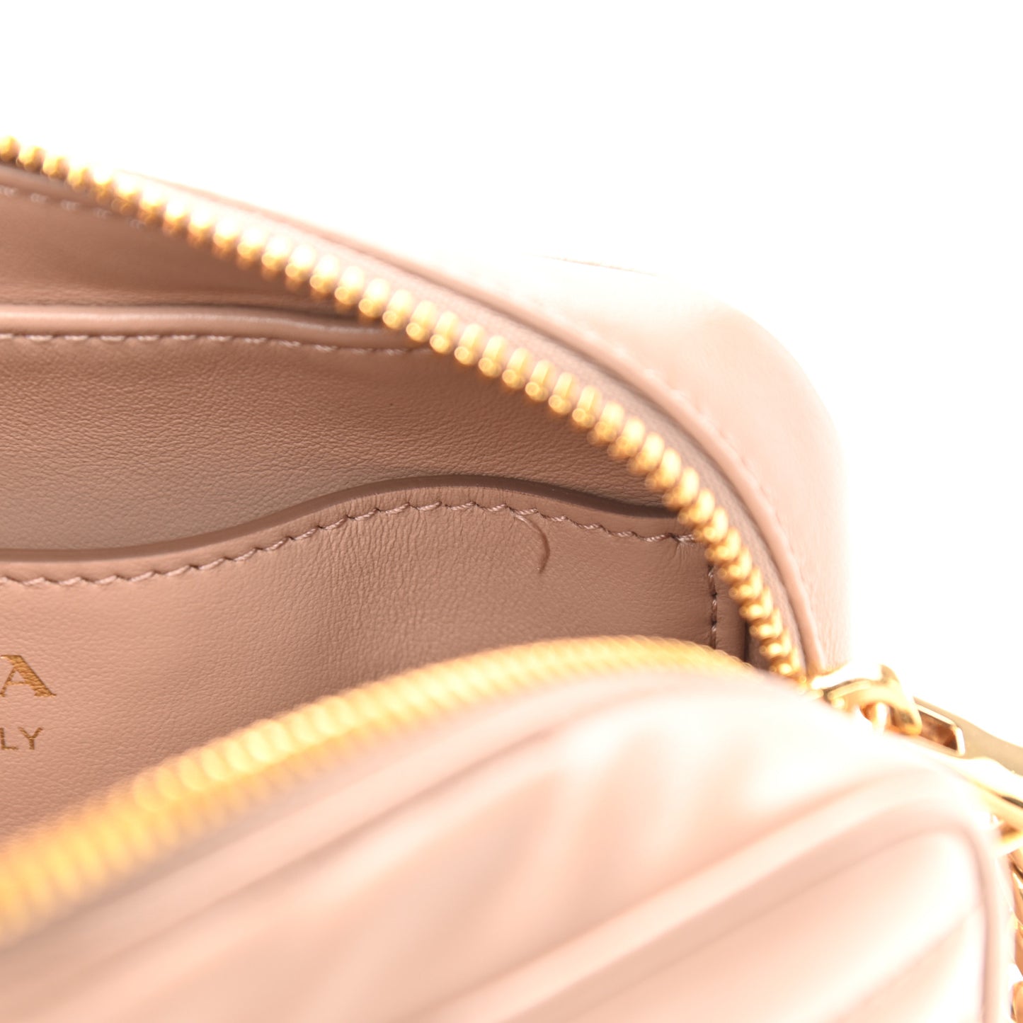 Soft Calfskin Diagramme Camera Bag Cipria