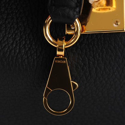 Hermes Togo Kelly Retourne 28 Black 22 of 23