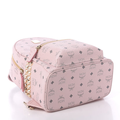 MCM Visetos Small Side Stud Stark Backpack Soft Pink 3 of 8