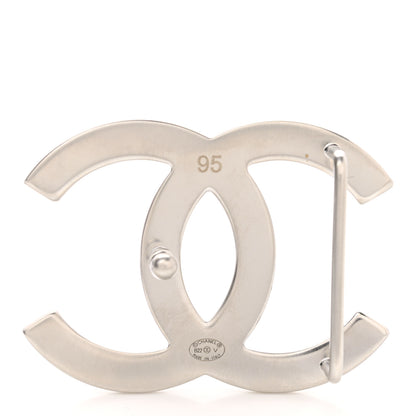 Chanel Calfskin CC Reversible Belt 95 Black Burgundy 6 of 7
