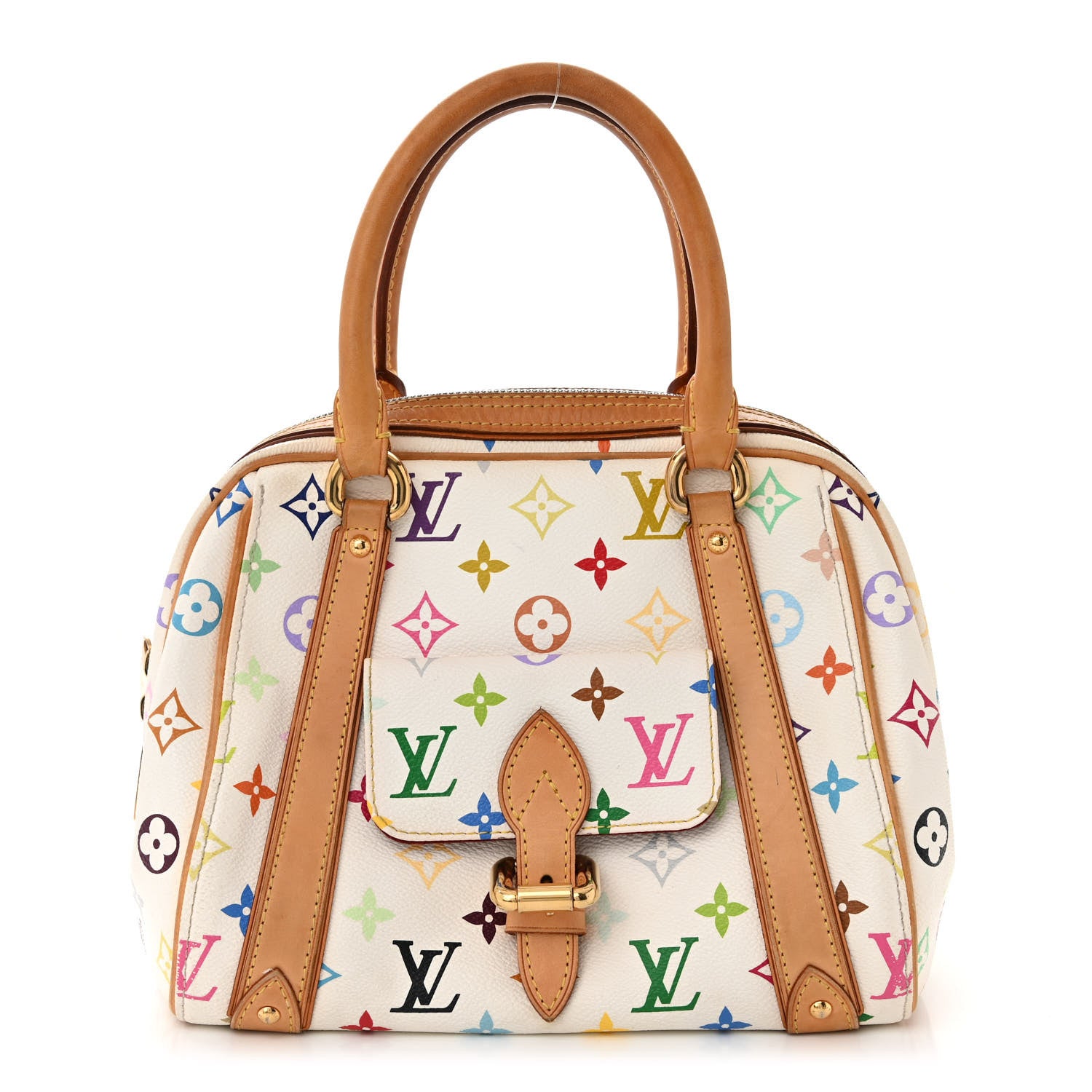 Louis Vuitton Monogram Multicolor Priscilla White 1 of 12