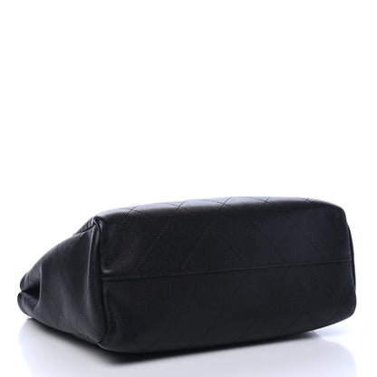 Chanel Caviar Stitched Medium Lady Coco Shopping Tote Black 3 of 6