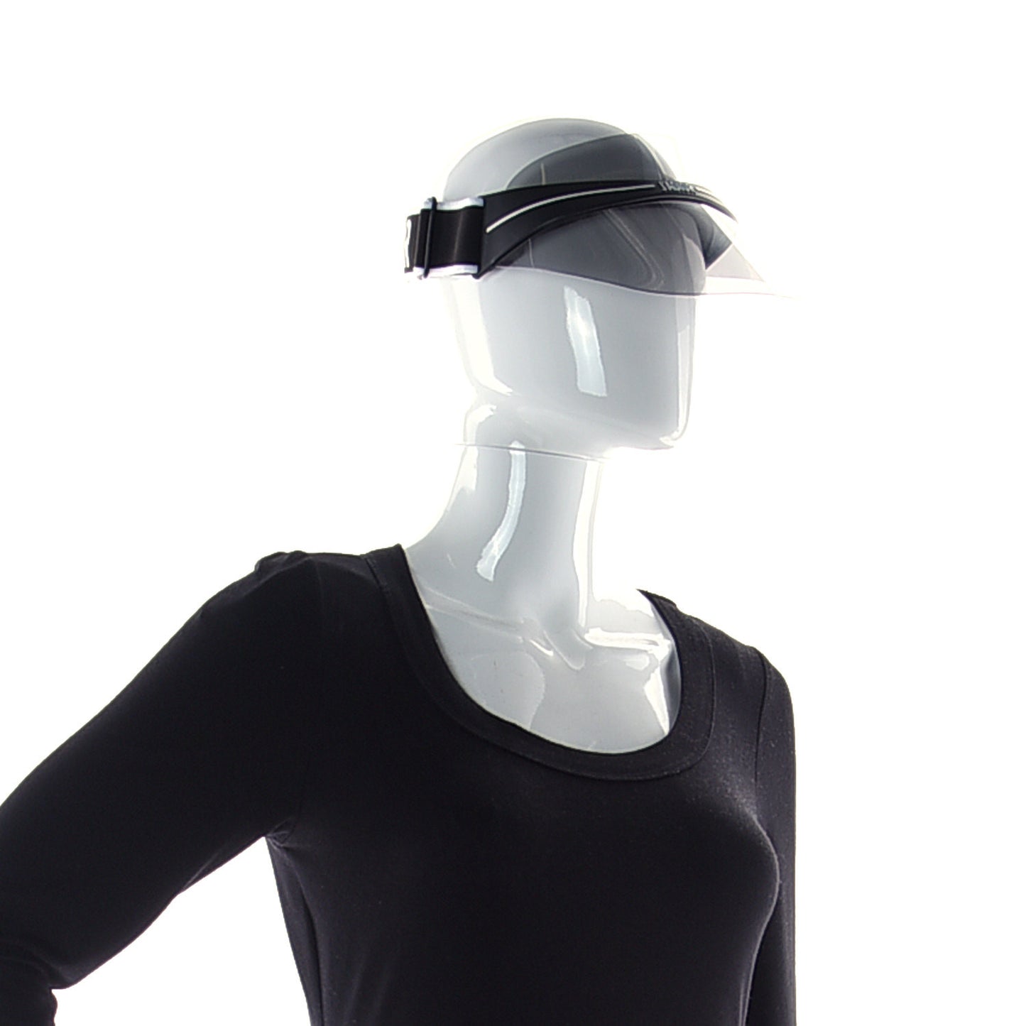 Mirrored DiorClub1 Sun Visor Black