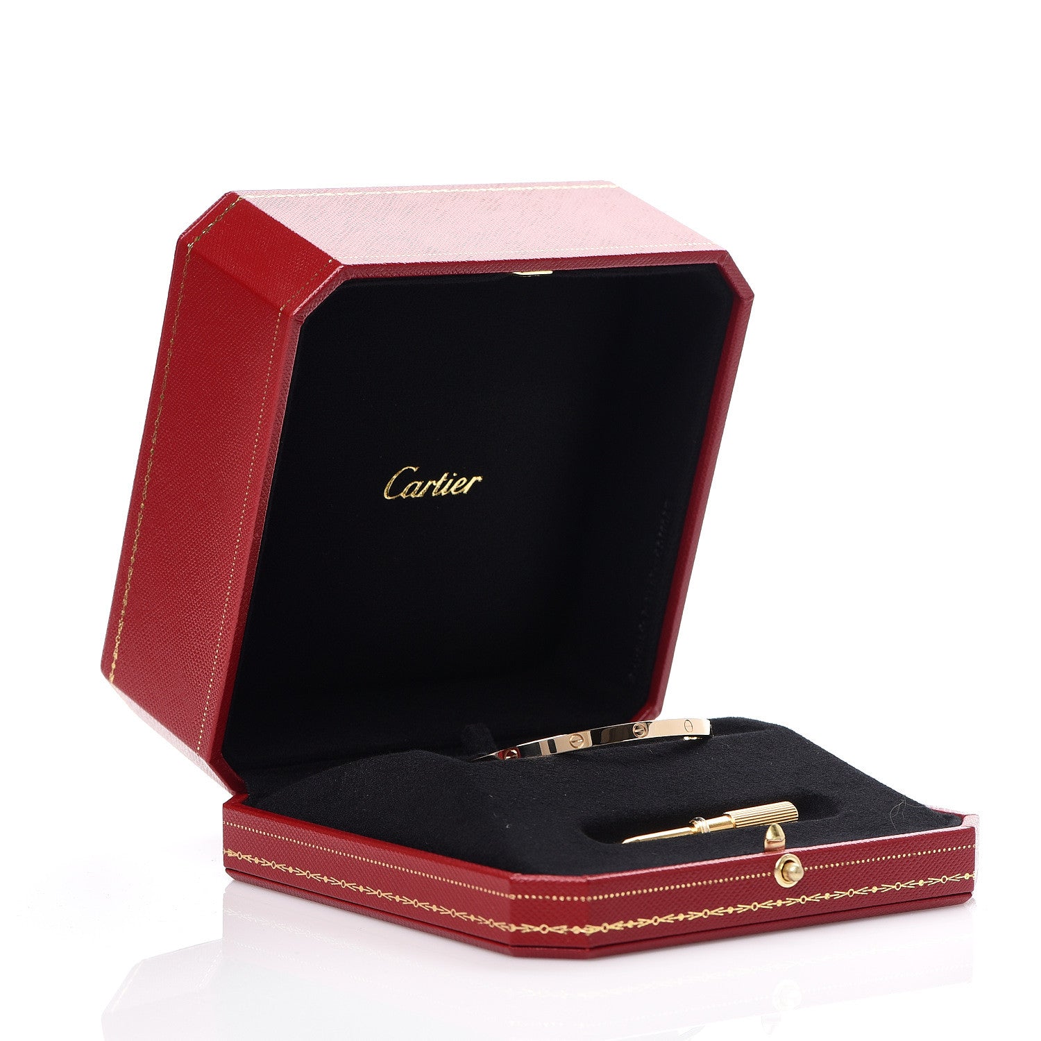 Cartier 18K Yellow Gold Small LOVE Bracelet 16 4 of 4