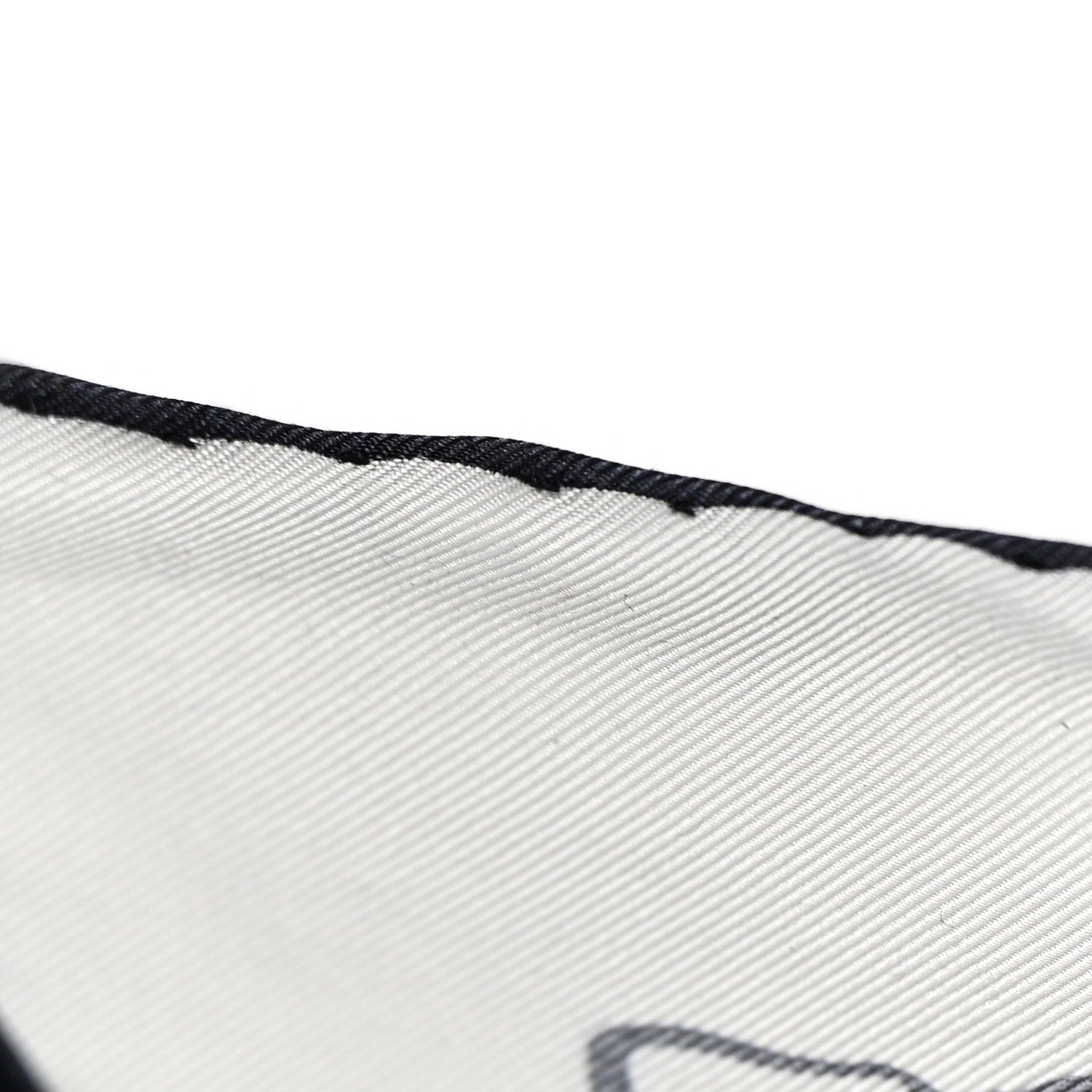 Hermes Silk Mille Et Un Lapins Scarf 90 White Black 8 of 9