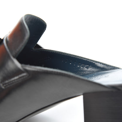 Hermes Goatskin Paradis Mules 37.5 Black 8 of 13